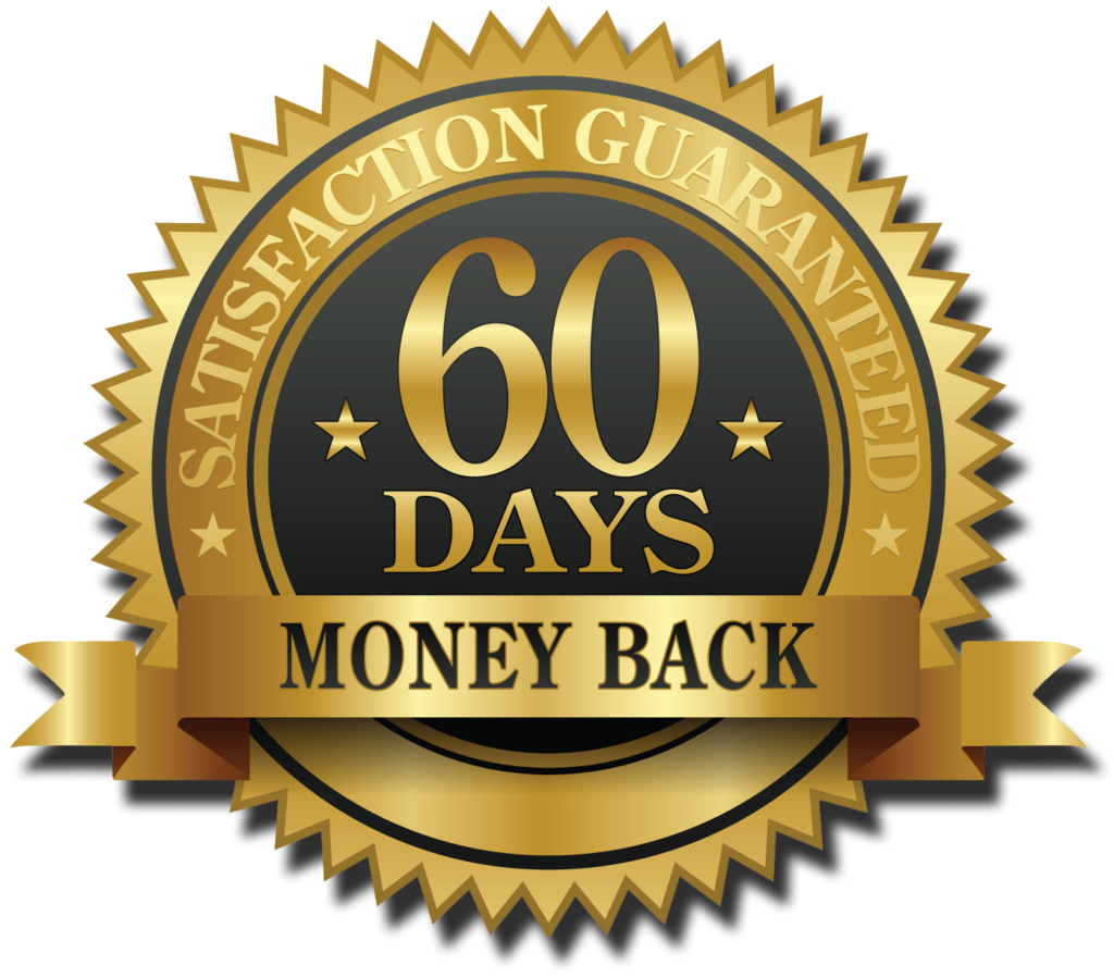 60 day money back guarantee badge